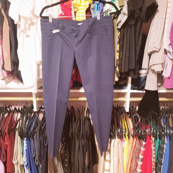 Lilly Pulitzer navy blue stretch pants sz 10 - Picture 3 of 7